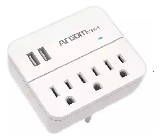 Adaptador 3 Tomas USB
